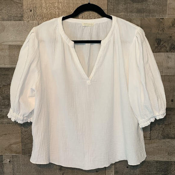 Just Living White Boho Top - Picture 13 of 15